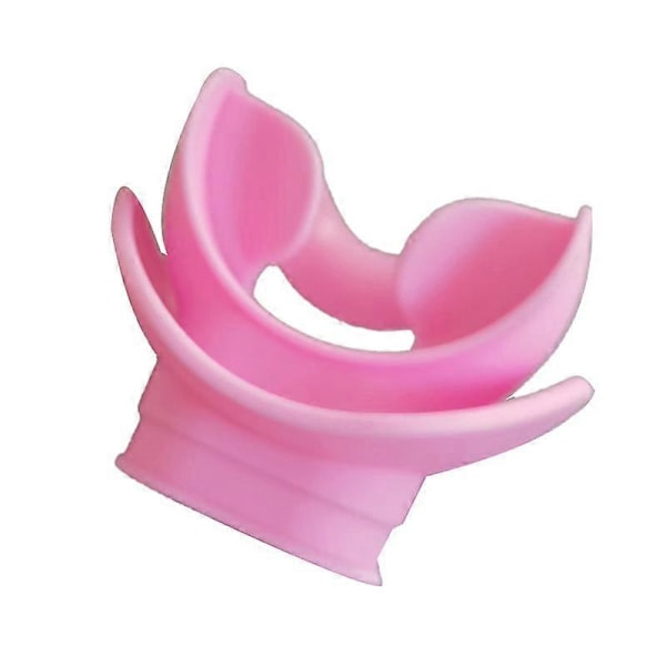 Formbar Silikone Dykning Bide Mundstykke Regulator Scuba Bide Dykkerudstyr Vand Snorkling Ventil Vejrtrækning Pink