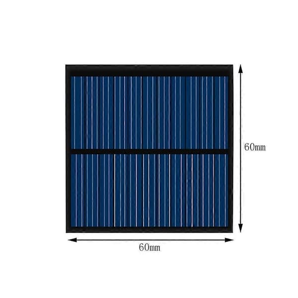 Mini 6V 1W Solpanel Solsystem DIY För Ljus Mobiltelefonladdare X5Y6