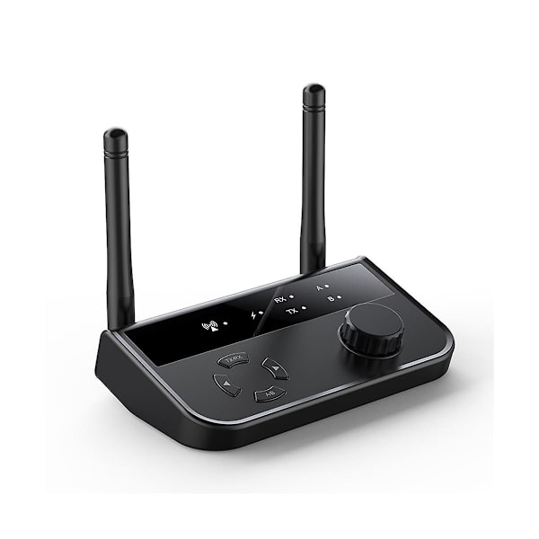 Multipoint Bluetooth 5.3 Lydtransmitter Modtager 3,5 mm Aux 2 RCA Stereo Musik Trådløs Adapter 2