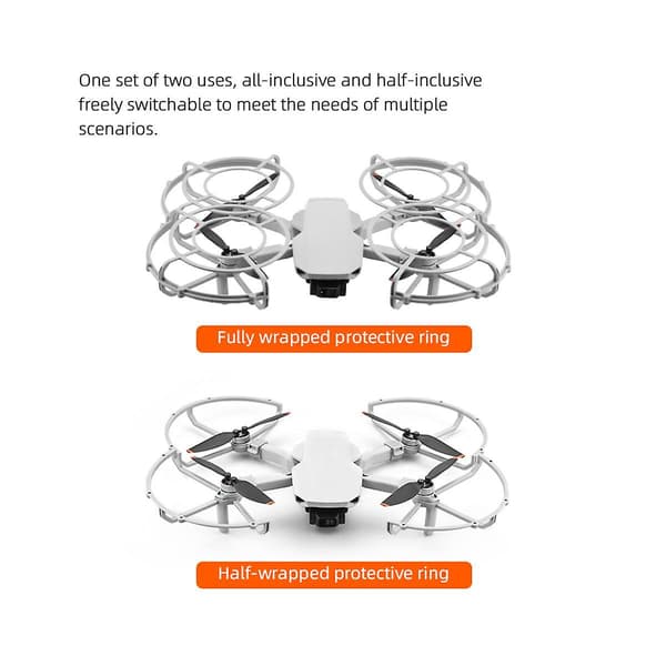 Helt & Halvt Inkapslad Propeller Skydd för Mini 2/ Mini/mini Se Drone Propeller Guard Props Wing