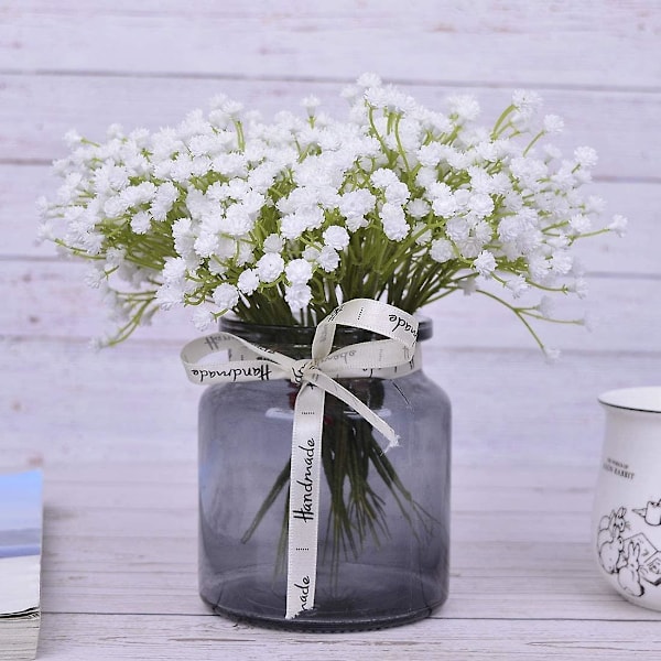 6 Pakke Kunstige Blomster Ekte Touch Fake Gypsophila Kunstige Planter