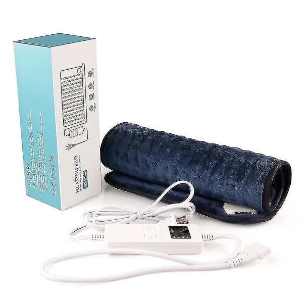 Almohadilla térmica eléctrica con 6 mantas de fisioterapia temporizadas (väri: azul lago)