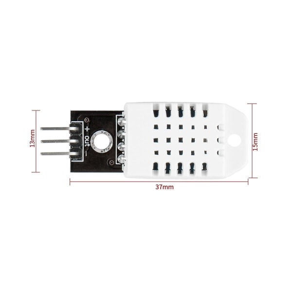 10 stk DHT22 Digital Temperatur- og Fuktighetsensor Temperatur- og Fuktighetsmodul Elektronisk Bygg