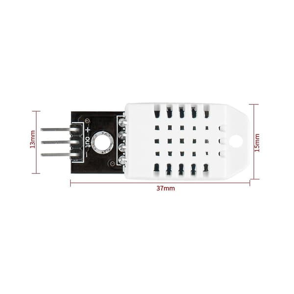 10 stk DHT22 Digital Temperatur- og Luftfugtighedssensor Temperatur- og Luftfugtighedsmodul Elektronisk Bui