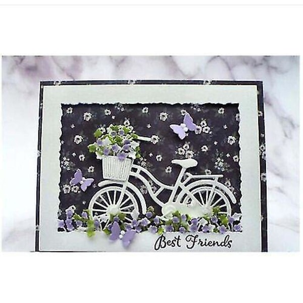 Cykel Cykel Metal Skæring Dies Stencil Scrapbooking Diy Album Stempel Papir Kort Prægning Dekoration