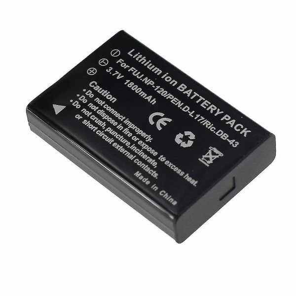 Batterikompatibel Toshiba Camileo X100 X-100 H30 H-30 H-31 H31 Hd Px1657 Pa3893u-1cam