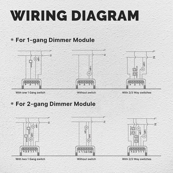 Tuya Wifi Intelligent Bryter Dimmer Diy Modul Lysbryter