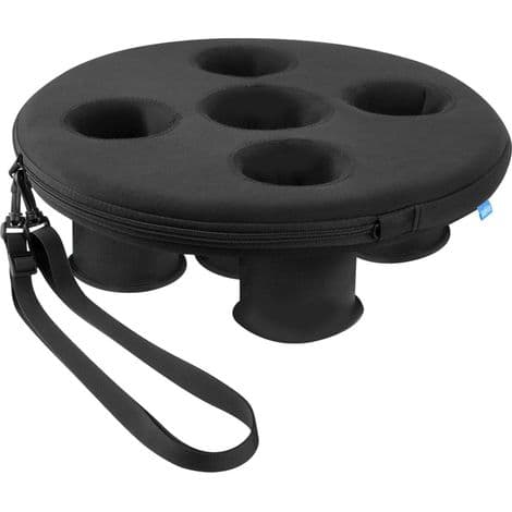 Flydende kopholder til pool, 5-hullers flydende bakke, ideel til poolfester, strand, spa og jacuzzi.