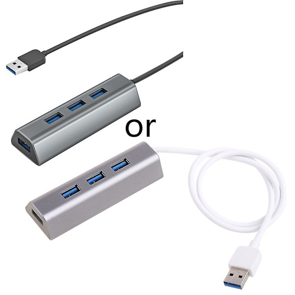 Multi Usb Type-c 3.0 4-port Splitter For Pc Laptop Notebook Receiver Computer