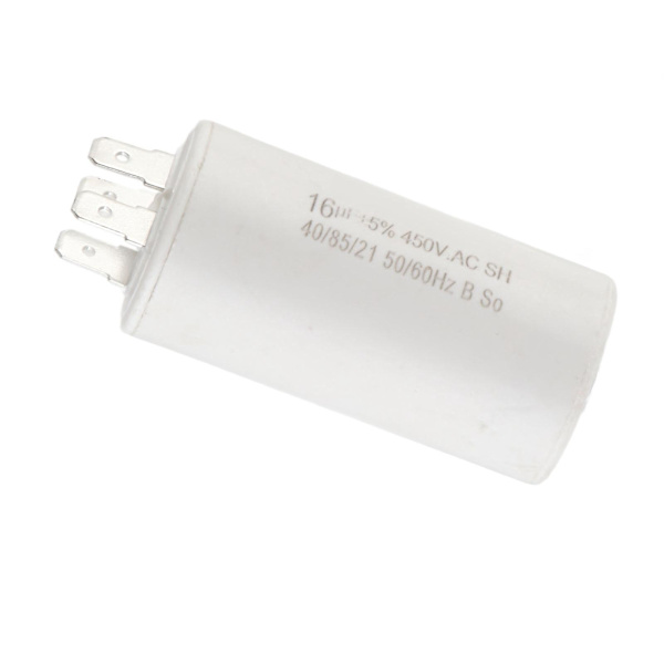 CBB60 16uf 450V Dubbel Insatt Cylinder Motor Startkondensator för Tvättmaskin