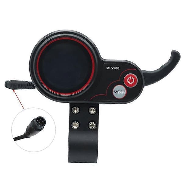 MR-100 LCD Display Meter Dashboard 6Pin til Elektrisk Scooter Tilbehør