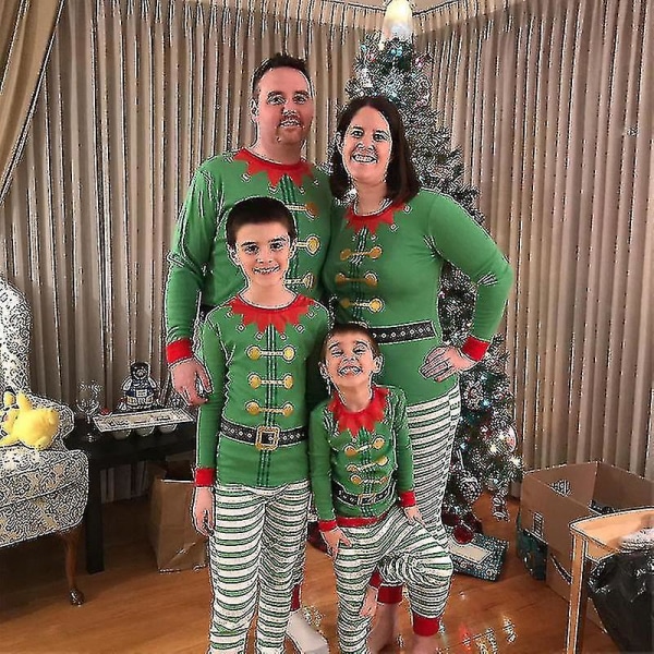 Udklædning Børn Jul Pyjamas Matchende Nattøj Familie