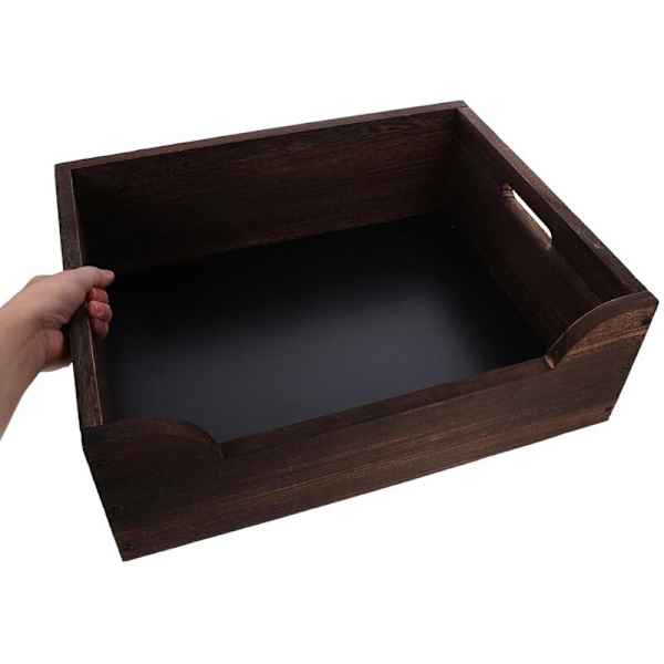 Stor bejdset trækattetoilet 45X32X155 CM til katte og