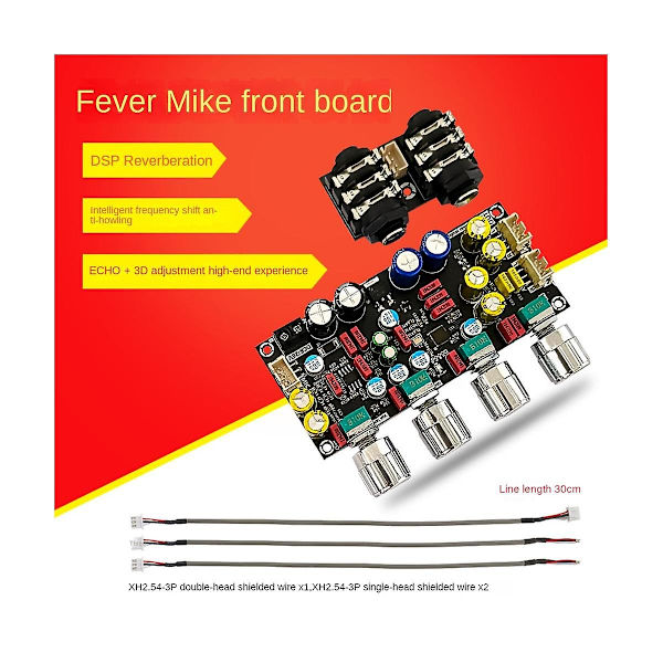 -amp Fever Karaoke Reverb Board Mikrofon K Sang Sangning For-effektkort Dsp Blanding Anti-hvin