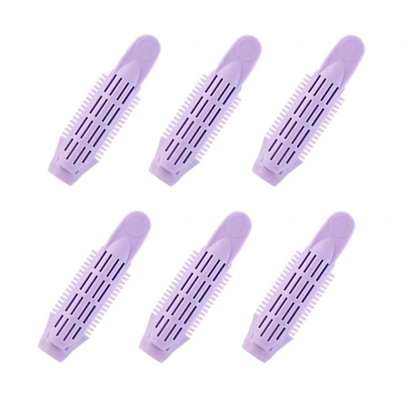 6 stk. Volumen Hårkrølleklips Naturlig Fluffy Hårklips Krøllevals