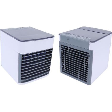 Mini bærbar USB-aircondition, køle- og befugterventilator. Elektrisk luftkøler til kontor og soveværelse