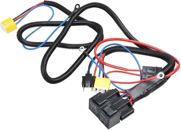 H4 Halogen Led Lysstyrke Booster Ledningsnet Kit til Bil Forlygter