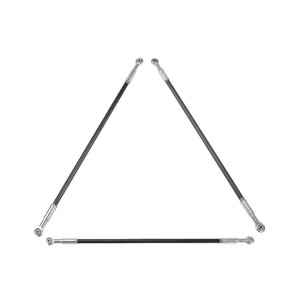 3 stk. udskiftningsarme til hånd, længde 290 mm/ 11,4 tommer, diameter 3 mm, forbindelsesstang til Qq-s 3D-printerdele