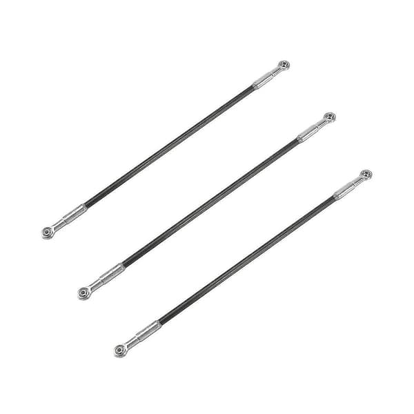 3 stk. udskiftningsarme til hånd, længde 290 mm/ 11,4 tommer, diameter 3 mm, forbindelsesstang til Qq-s 3D-printerdele
