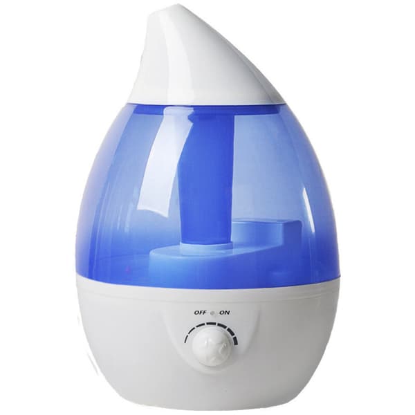 Stille luftfugter med LED og automatisk slukning