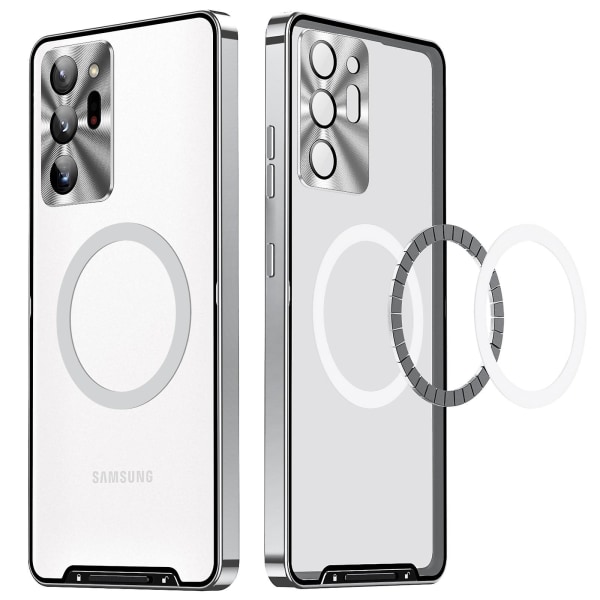 Magsafe case kompatibelt med Samsung Galaxy S23 Ultra/s23 Plus/s23/s23+ Fullt skyddande med kameralinsskydd