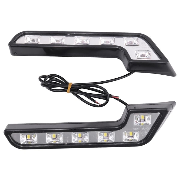 2X 12V Super Bright DRL LED Kørelys til biler Auto Vandtæt LED Kørelys Tåge