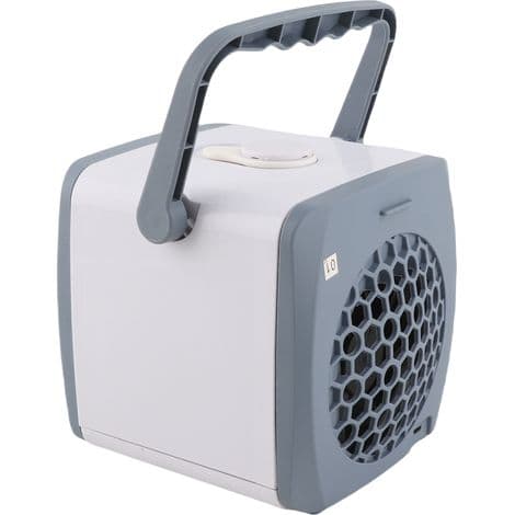 Mini bærbar aircondition/luftfugter/blæser med USB-interface. Ideel til soveværelser, kontorer og andre steder.