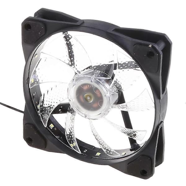3-pins/4-pins 120mm Pwm Pc Computer Til Kabinet Cpu Køler Køleventilator Med Led Lys