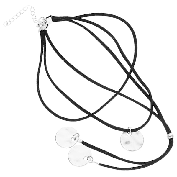 Halskje Lagdelt Choker Halskje Kvinner Langt Vedheng Halskje Jente Smykker