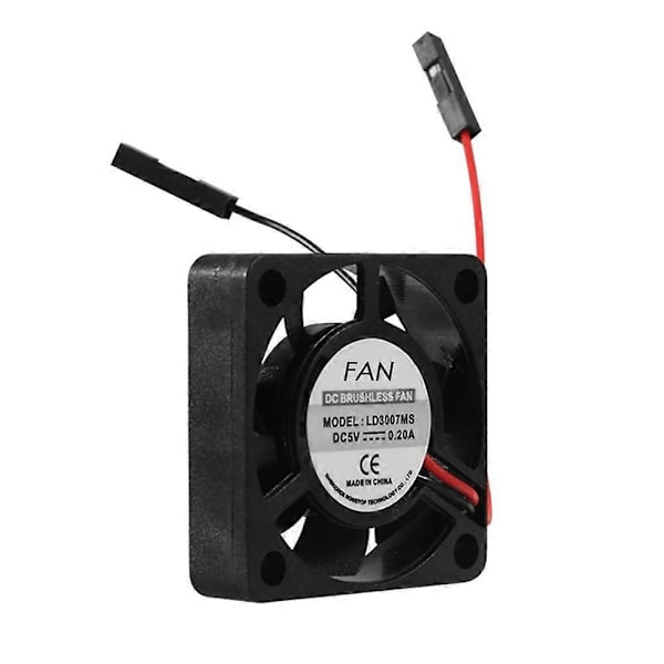 4 stk. Børsteløs CPU Køleventilator Køleplade Køleradiator 3.3V 5V til Raspberry Pi4 Pi3 B+, Pi 3, Pi 2