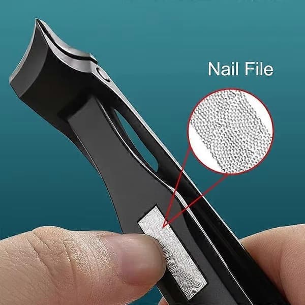 Grishay Gripmaster Pro, Vinklet negleklipper, Neglekuttertrimmer Black