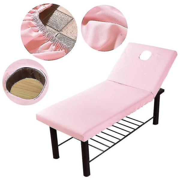 Åndbart massagebordslag med elastisk bånd hul Salon sofaseng cover