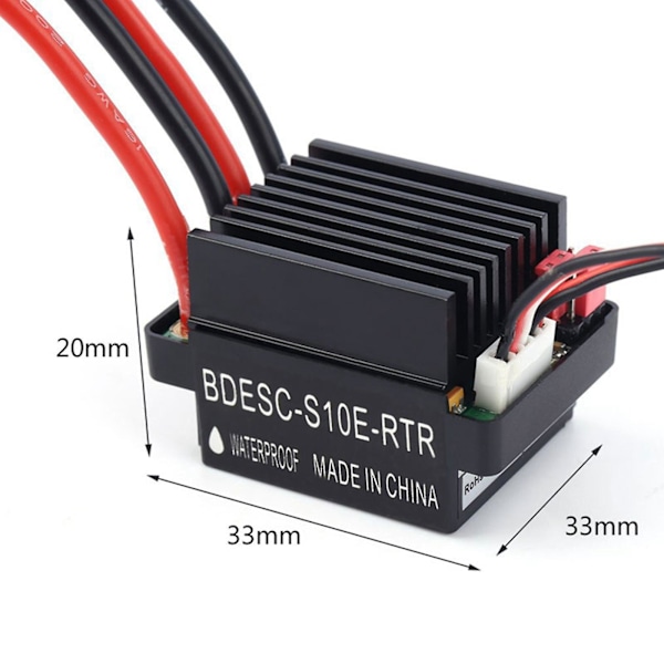 320a for RC bilbåt motor høyspenning vanntett børstet ESC hastighetsregulator