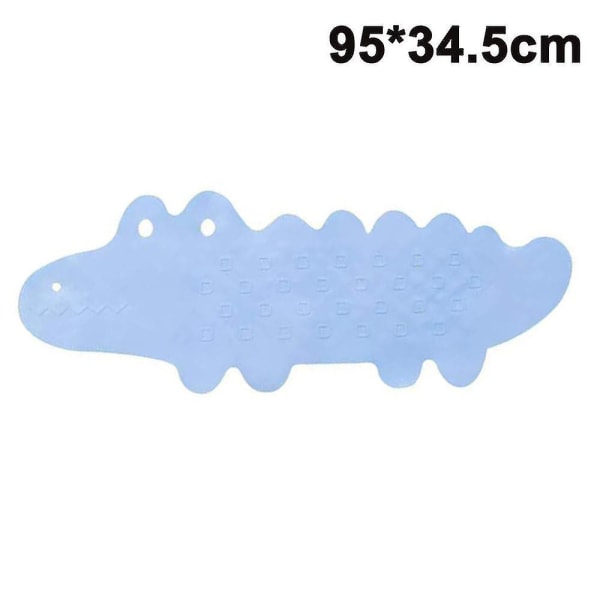 Alfombrilla de baño para niños Alfombrillas de Ducha de Goma Antideslizantes con Ventosas Lavables (Färg: Azul)
