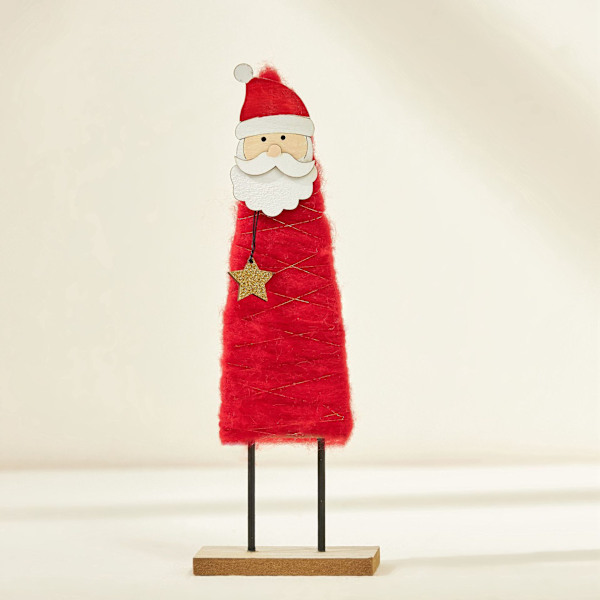 3 stk. Julepynt Elg Gammel Mand Juletræ Skrivebordsbutik Layout Mini Uldfilt Pynt