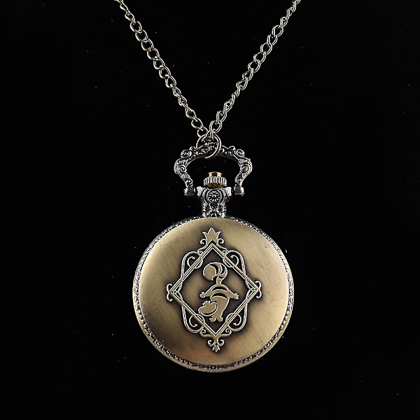 Retro Alice i Eventyrland Tema Steampunk Lommeur Bronze Quartz Lommeure Vintage Fob Ure Jule Fødselsdagsgave