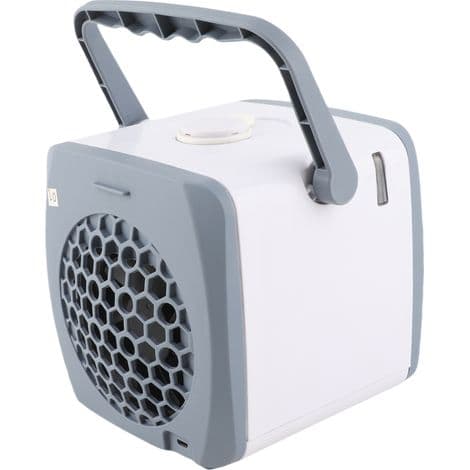 Mini bærbar aircondition/luftfugter/blæser med USB-interface. Ideel til soveværelser, kontorer og andre steder.