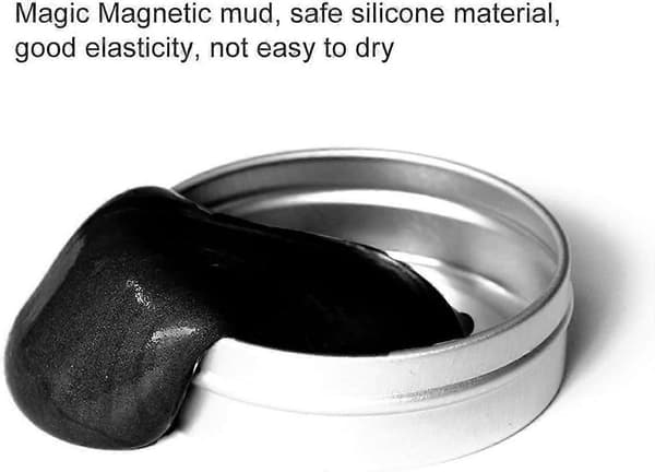 Super Value Smart Magnetisk Plasticine Slime Magic Deg Set Grey