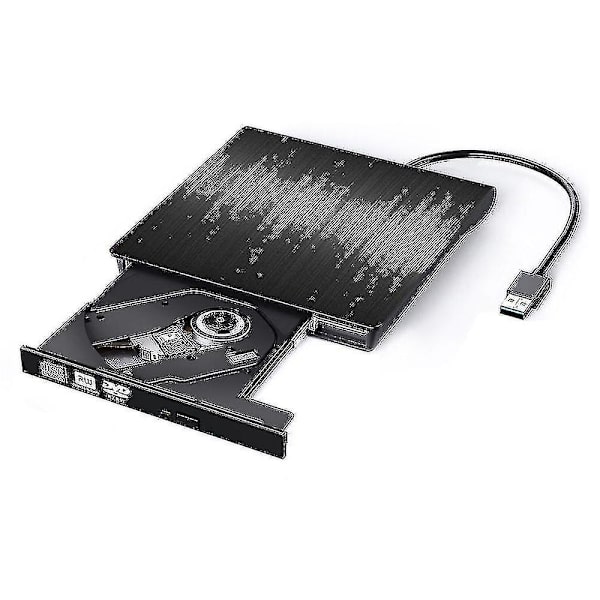 Ulkoinen CD- ja DVD-asema, USB 3.0 Kannettava CD- ja DVD +/-rw-asema Ohut CD- ja DVD-asema, CD- ja DVD-poltin, CD- ja DVD-soitin Kannettavalle Tietokoneelle, Työpöydälle, Macbookille, PC:lle, Windowsille L