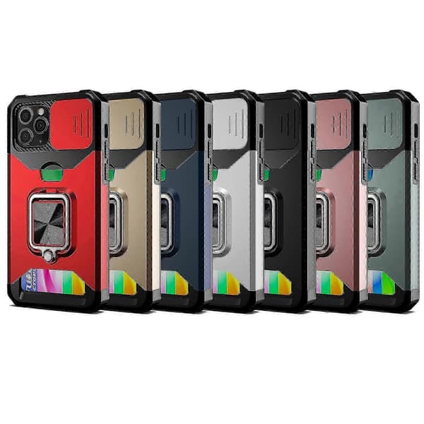 Skyvbart Kamera PC + TPU-deksel Passer For iPhone 12 Pro Max