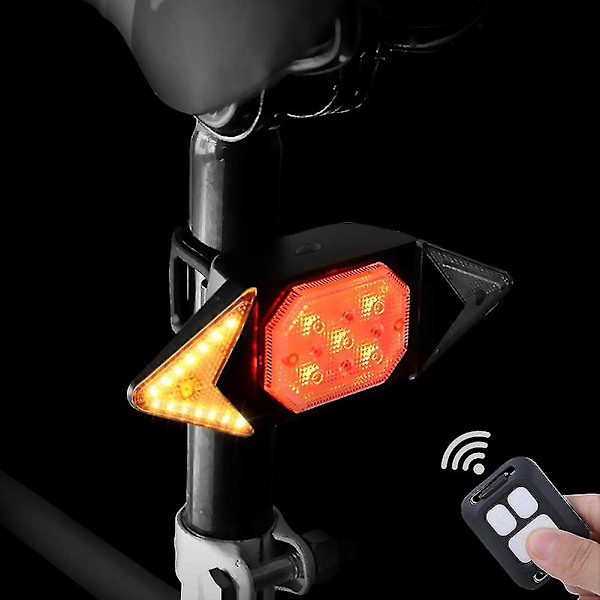 Trådløst Fjernbetjent Cykel Blinklys, Cykel Baglygte Med Blinklys Til Cykler
