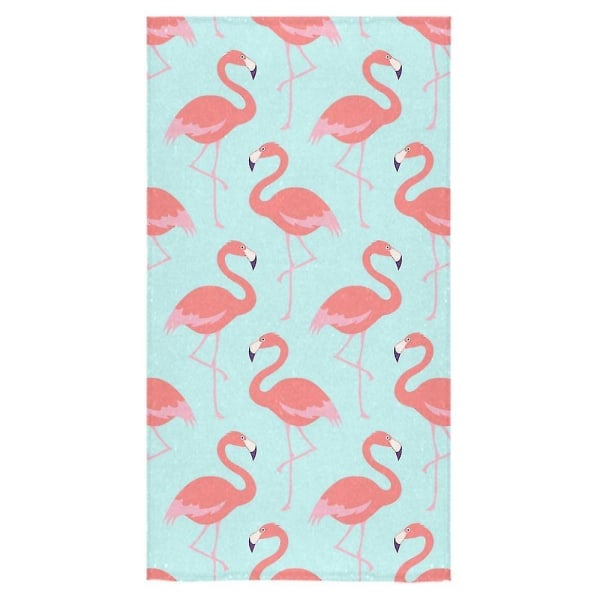 Flamingo Fågel Badhandduk Handduk Duschhandduk Tvätthandduk 75x140 Cm