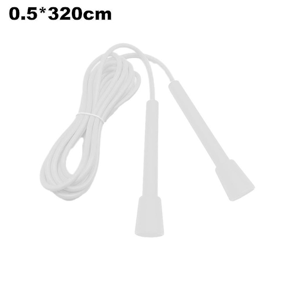 115g Hvid Speed Rope - til Bokse Cardio Fitness Træning - Hastighed Agility - Justerbar Springtov Sælges