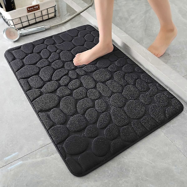 Bademåtte skridsikker memory foam bademåtte blød hyggelig polstret komfort holdbar luksus