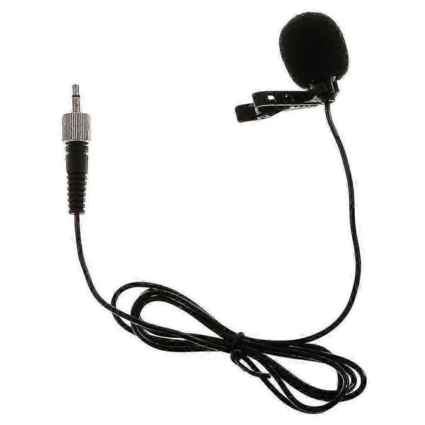 3,5 mm Lavalier Revers slipsenål Mikrofon Mic Til Sennheiser Sort