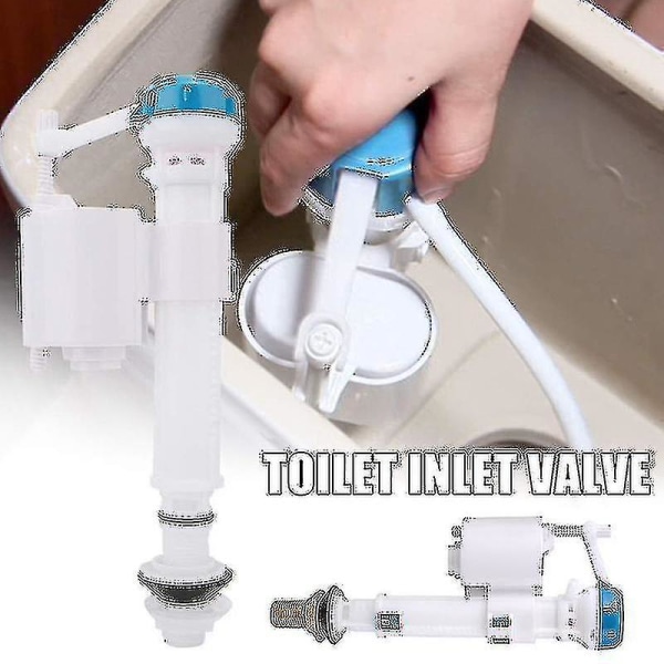 Justerbar toalettinnløpsventil spyleventil Toaletttank spyleknappventil
