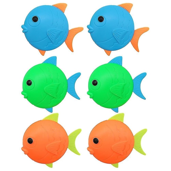 6 uds juguetes de buceo con peces juguetes subacuáticos para niños juguete de piscina de buceo juguete de baño para bebé