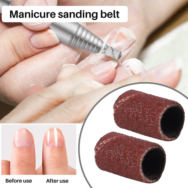 100 stk Professionelle slibebånd Negle Manicure 180 kornfil sandstykke sæt