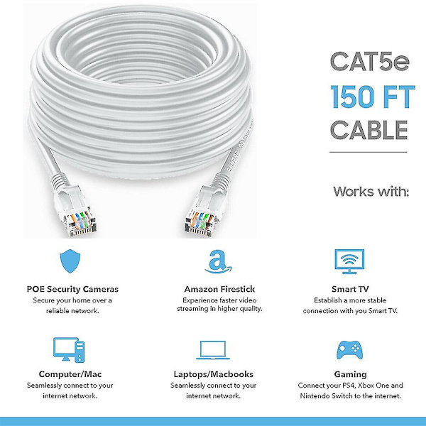 Ulkoilma Ethernet-kaapeli, Cat5 Ulkoilma Ethernet-kaapeli Vedenkestävä