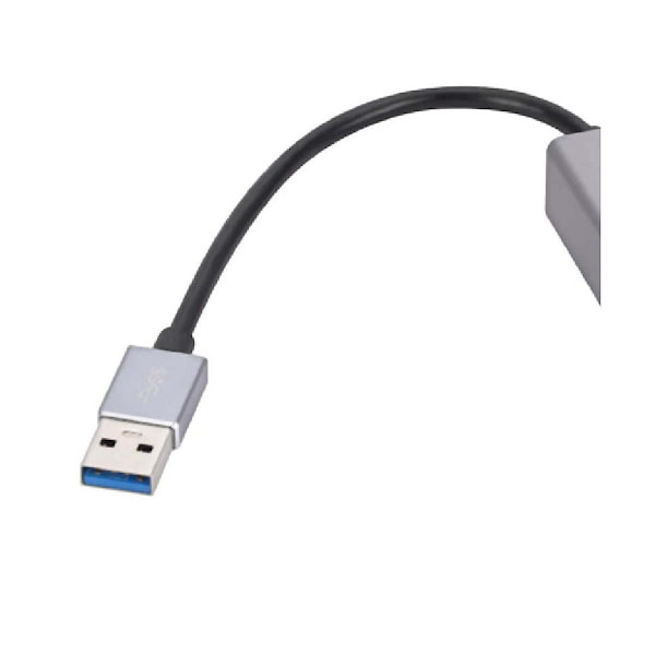 Alumiiniseos USB Gigabit-verkkokortti 3 porttia 3.0 Hub USB RJ45 Gigabit-verkkokortti Ethernet Ad